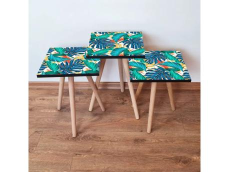 HANAH HOME Set 3 stočića 3Shp252 Multicolor