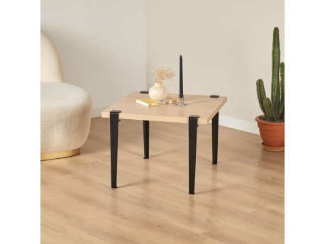 HANAH HOME Sto za kafu Halicheron Wooden Black