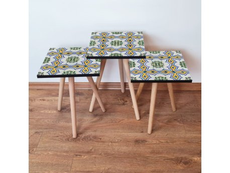 HANAH HOME Set 3 stočića 3Shp30 Multicolor