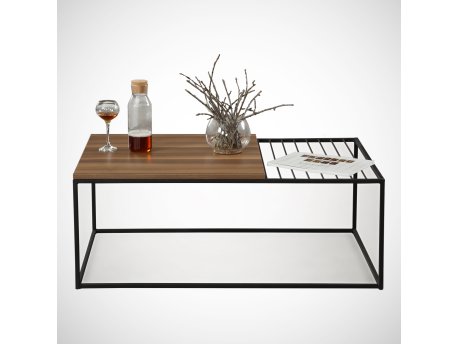 HANAH HOME Sto za kafu Zinus Walnut