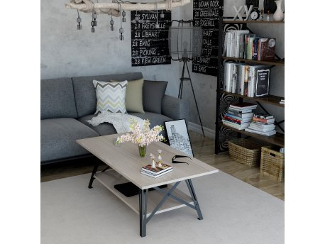 HANAH HOME Sto za kafu Naya Cordoba Black