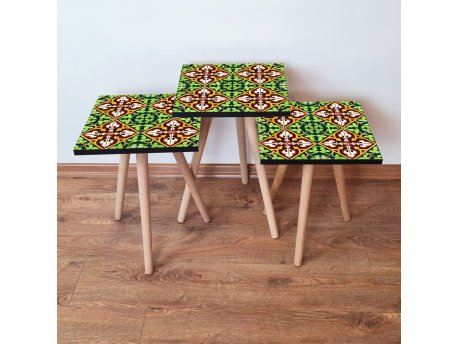 HANAH HOME Set 3 stočića 3Shp49 Multicolor