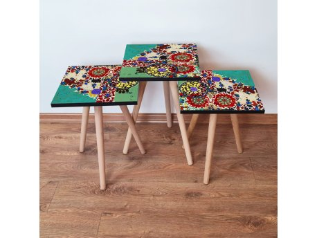HANAH HOME Set 3 stočića 3Shp56 Multicolor