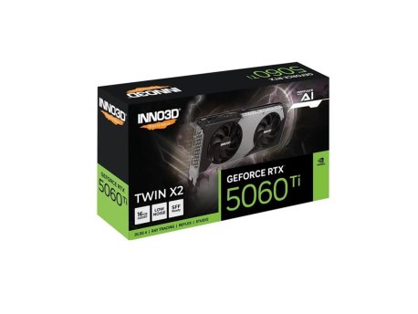 Inno3D GeForce RTX 5060 Ti 16GB GDDR7 TWIN X2 128-bit N506T2-16D7-193075N