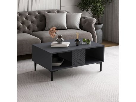 HANAH HOME Sto za kafu Felix Anthracite