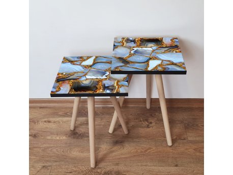 HANAH HOME Set 2 stočića 2Shp100 Multicolor