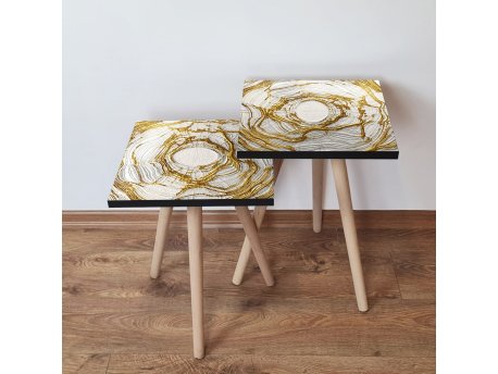 HANAH HOME Set 2 stočića 2Shp101 Beige