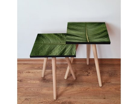 HANAH HOME Set 2 stočića 2Shp103 Green