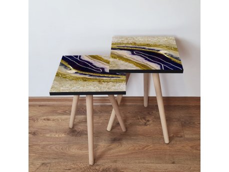 HANAH HOME Set 2 stočića 2Shp114 Multicolor