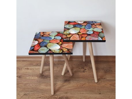 HANAH HOME Set 2 stočića 2Shp17 Multicolor