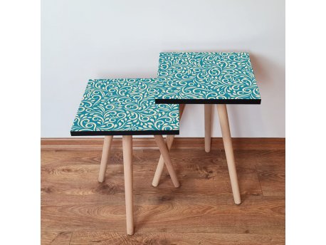 HANAH HOME Set 2 stočića 2Shp171 Blue