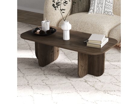HANAH HOME Sto za kafu Becaj Walnut