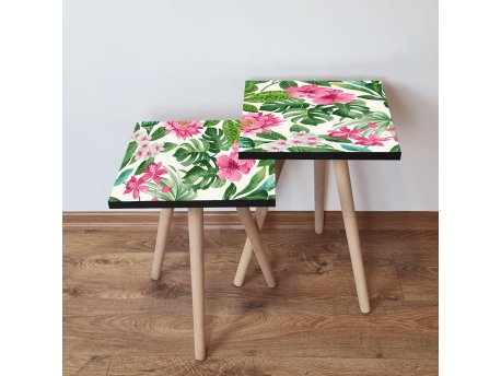 HANAH HOME Set 2 stočića 2Shp192 Pink
