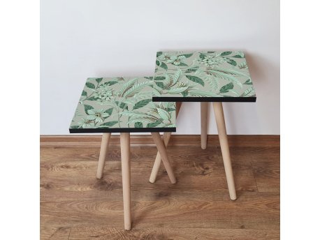 HANAH HOME Set 2 stočića 2Shp193 Green