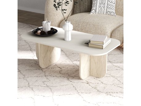 HANAH HOME Sto za kafu Becaj Sandstone Travertine