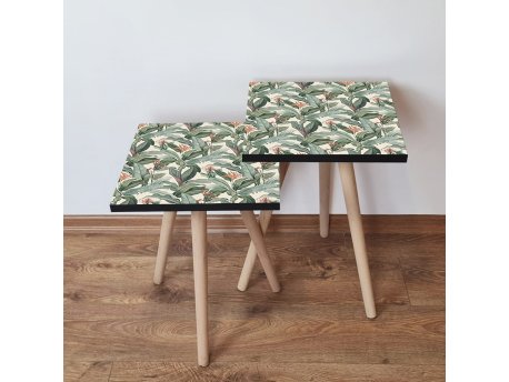 HANAH HOME Set 2 stočića 2Shp200 Green