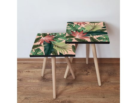 HANAH HOME Set 2 stočića 2Shp203 Green