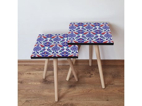 HANAH HOME Set 2 stočića 2Shp224 Multicolor