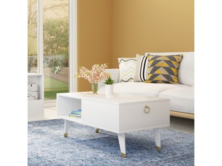 HANAH HOME Sto za kafu Delux White