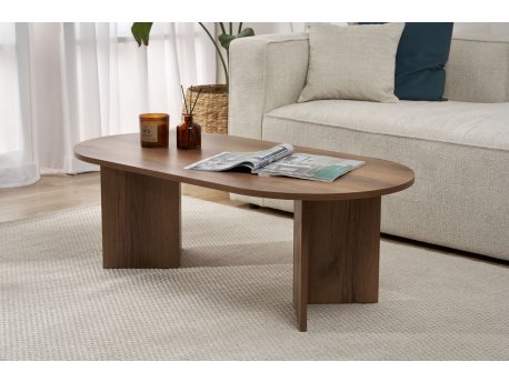 HANAH HOME Sto za kafu Sable VNT Walnut