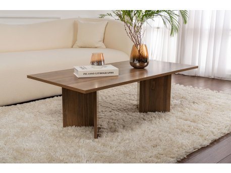 HANAH HOME Sto za kafu Sabin Walnut