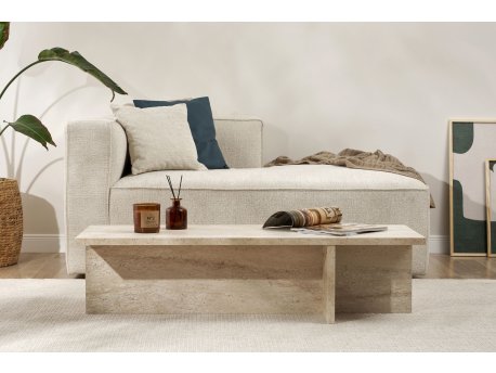HANAH HOME Sto za kafu Harbor Travertine