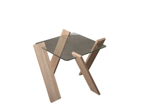 HANAH HOME Sto za kafu Roman Mini Light Hrast