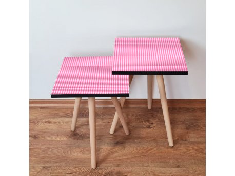 HANAH HOME Set 2 stočića 2Shp240 Pink