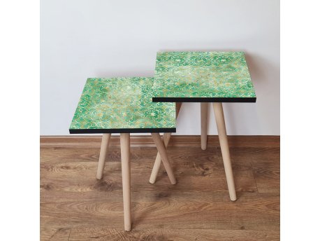 HANAH HOME Set 2 stočića 2Shp245 Green