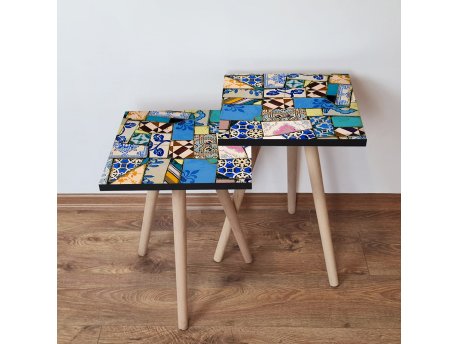 HANAH HOME Set 2 stočića 2Shp25 Multicolor