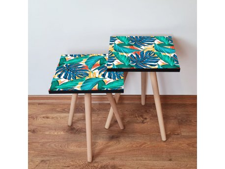 HANAH HOME Set 2 stočića 2Shp252 Multicolor
