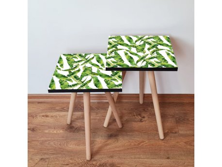 HANAH HOME Set 2 stočića 2Shp253 Green