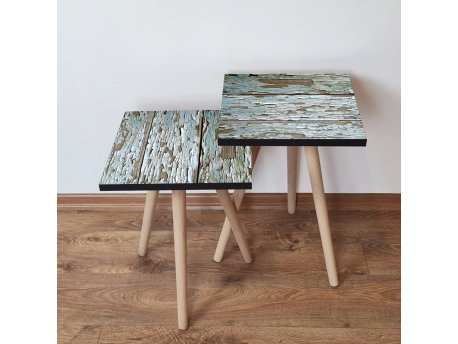 HANAH HOME Set 2 stočića 2Shp257 Green