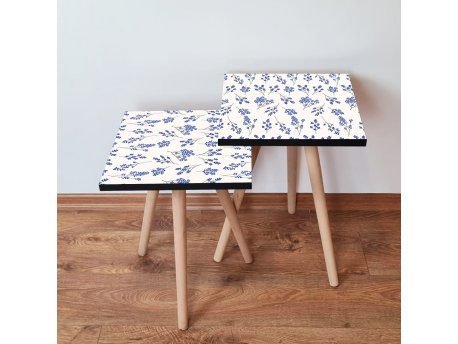 HANAH HOME Set 2 stočića 2Shp259 White