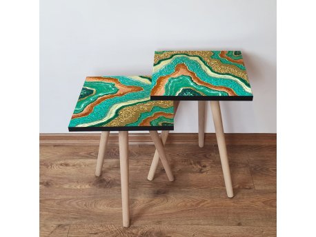 HANAH HOME Set 2 stočića 2Shp279 Multicolor
