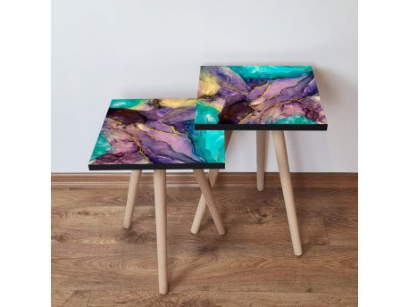 HANAH HOME Set 2 stočića 2Shp282 Multicolor