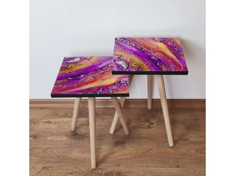 HANAH HOME Set 2 stočića 2Shp283 Multicolor