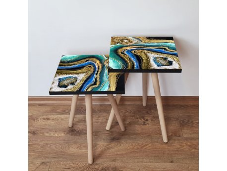 HANAH HOME Set 2 stočića 2Shp288 Multicolor