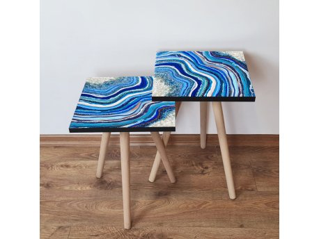 HANAH HOME Set 2 stočića 2Shp290 Multicolor