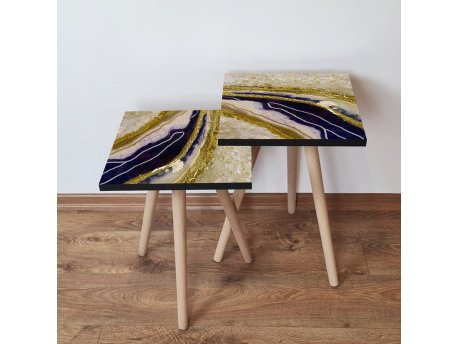HANAH HOME Set 2 stočića 2Shp294 Multicolor
