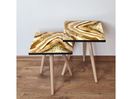 HANAH HOME Set 2 stočića 2Shp295 Multicolor