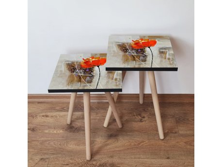 HANAH HOME Set 2 stočića 2Shp302 Multicolor