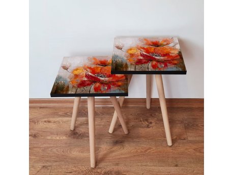 HANAH HOME Set 2 stočića 2Shp303 Multicolor