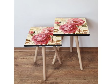 HANAH HOME Set 2 stočića 2Shp305 Multicolor