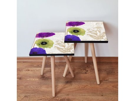 HANAH HOME Set 2 stočića 2Shp310 Multicolor