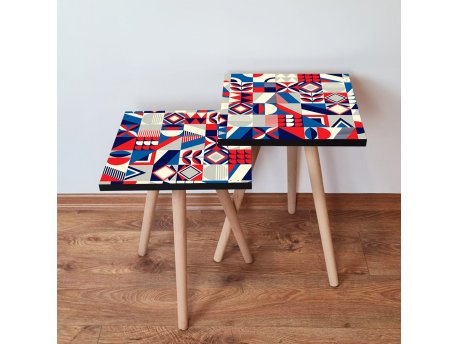 HANAH HOME Set 2 stočića 2Shp323 Multicolor