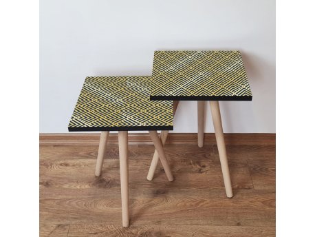 HANAH HOME Set 2 stočića 2Shp324 Gold