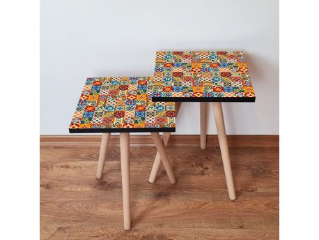 HANAH HOME Set 2 stočića 2Shp325 Multicolor