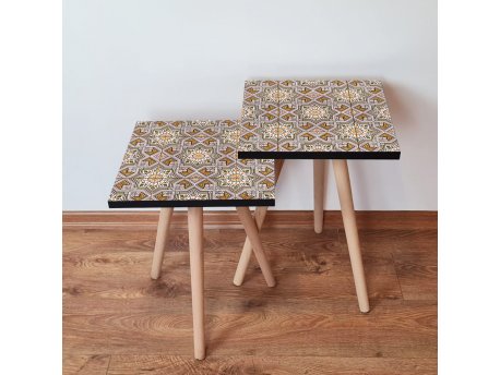 HANAH HOME Set 2 stočića 2Shp33 Multicolor