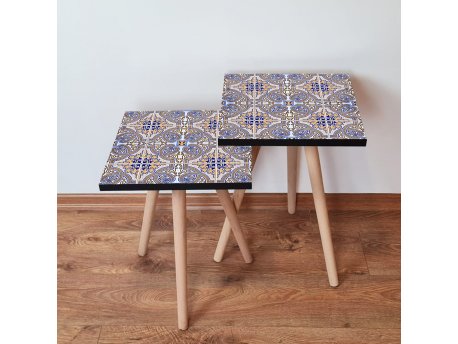 HANAH HOME Set 2 stočića 2Shp34 Beige